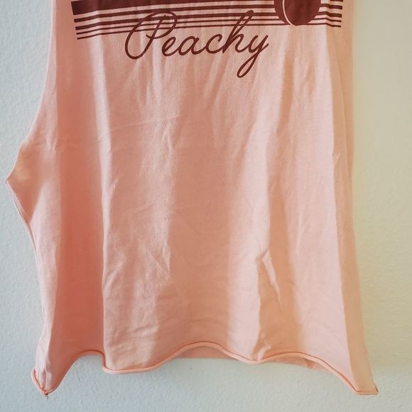 Just peachy raw edge mussel tank - Picture 4 of 12